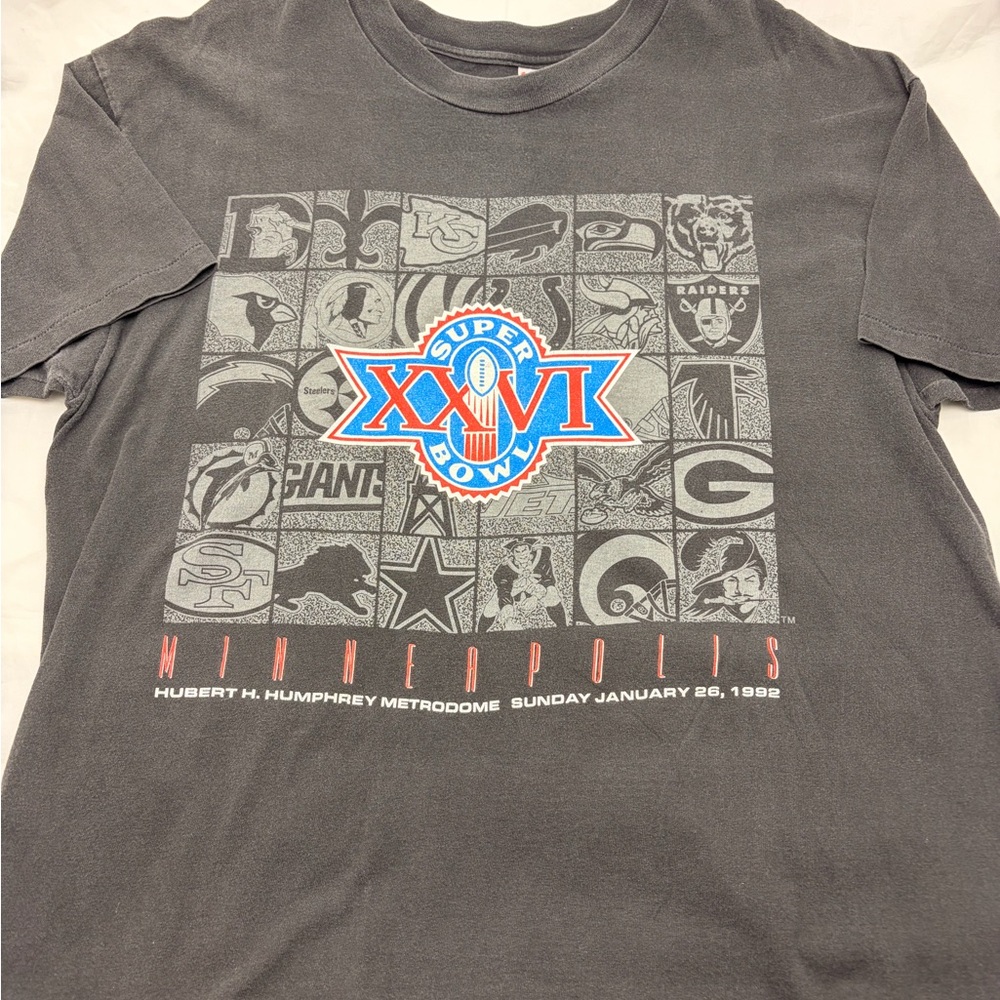 NFL Super Bowl 26 (1992) T Shirt XL